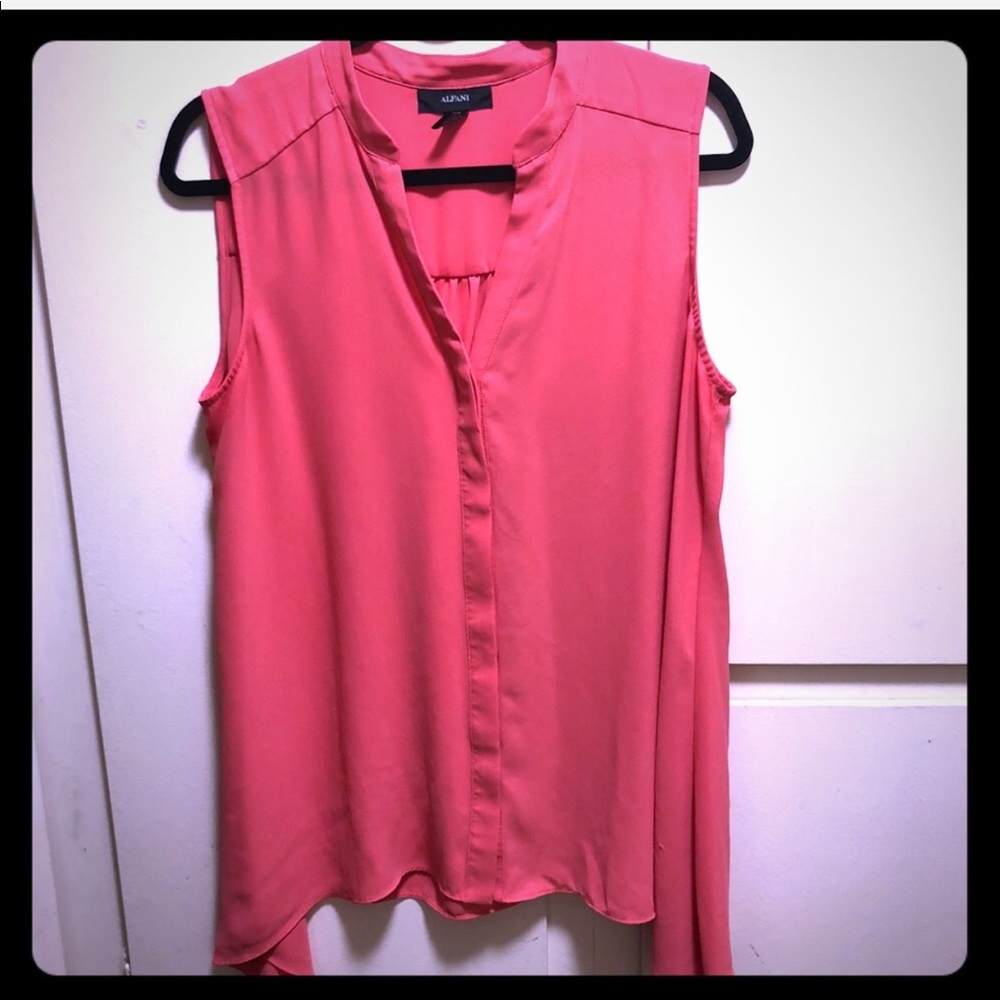 Alfani Coral Sleeveless Blouse
